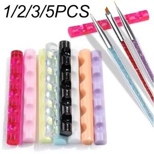 1/2/3/5개  호환 네일 브러쉬 랙 선반 정리함 컬러풀 펜 받침대 디스플레이 아크릴 스탠드 홀더 전시