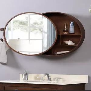 화장실 장식장 상부장 슬라이드장 거울장 욕실 거울교체 수납장 원목 원형