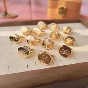 인장 반지 이니셜 시그넷링 영어 알파벳 강희재 스타일