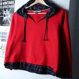 W(L-XL)타미힐피거 후드티셔츠 브이넥 레이어드 레드 키치98