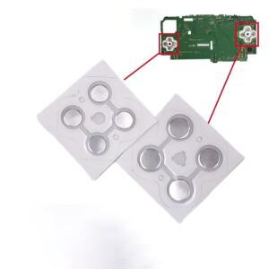 XBOX 호환 호환 One / 시리즈 S X 스위치 NS 컨트롤러호환  D패드 버튼 메탈 돔 전도성 필름 1개 3DS XL LL