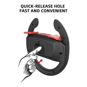 스위치2 2025 마리오 카트 8 디럭스 드라이빙 그립호환  컨트롤러 스티어링 휠 2개 조이콘 레이싱 게임 악