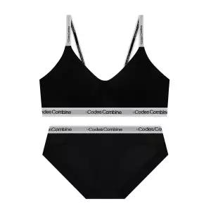 코데즈컴바인 라이트 플렉서블 브라 팬티 세트_블랙 CCWBR112BK_BP112BK 940469