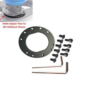 금속 퀵 릴리스 스티어링 휠 교체 호환    FANATEC QR1 사이드 레이싱 게임 시뮬레이터호환  70mm 6볼트 패