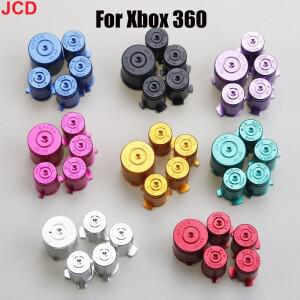 XBOX 호환 호환 360 컨트롤러 버튼 호환   1Set 알루미늄 합금 금속 ABXY 총알 캡 게임 패드 교체 호환
