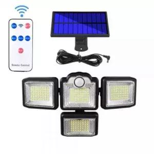 sh) 리모컨포함 태양광 센서등 DJ333 충전식 4방향 LED