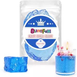 3.5OZ 젤리 왁스 반투명 저융점(130°C/266°F) DIY 향초 및 장식용 모델링 미술 공예 용품 보석 제작 성형