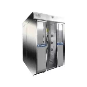 클린룸 에어샤워 스테인리스 자동문 반도체 공장 세척