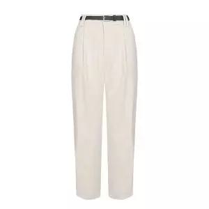 [하프클럽/머스트비]여성 슬림 벨트 테이퍼드 슬랙스