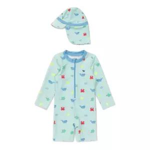 [B블루독베이비B]   (MN)고래올인원수영복   4637062004  선물/래쉬가드/수영복