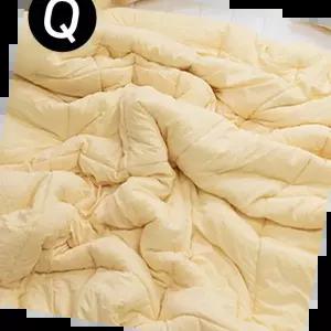 사계절이불 몽글몽글 소프트마이크로 피치가공 이불 퀸 옐로우