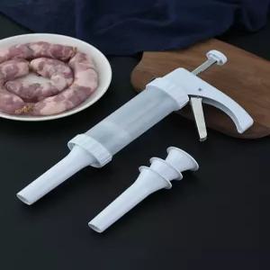 소세지 충진기 제조기 수동형 메이커 소시지 케이싱 수제 분쇄 만들기 기계 순대 햄