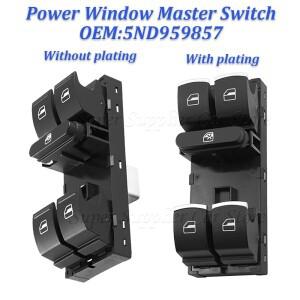 2009 VW Tiguan/Golf/Jetta/CC/Passat 창 마스터 스위치 버튼 1K4959857B 5ND959857