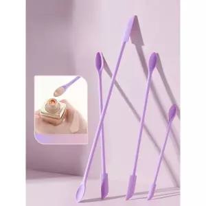 얇은 깔끔이 주걱 고무 실리콘 용기 보틀 스패츌라 화장품