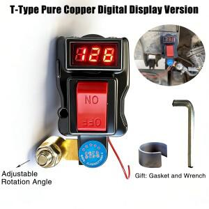 자동차 배터리 차단 스위치는 회전 가능합니다. 전압 디지털 디스플레이 전원 장착