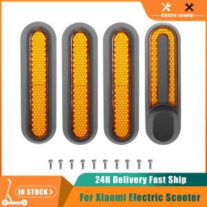 샤오미호환 Pro 2/1s/M365/Mi3 전동 스쿠터 전면 후면 맥세이프 반사 튜브 야간 부품 용 휠 커버 보호 쉘