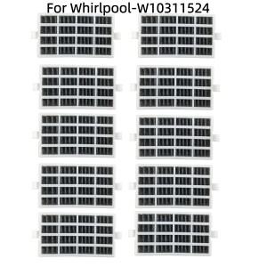 Whirlpool-W10311524 냉장고 탈취 필터 액세서리 활성탄 메쉬용 10개