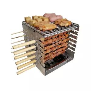 캠핑용 화로 가정용 꼬치구이기 닭꼬치 용품 기계 자동 바비큐 양꼬치 그릴