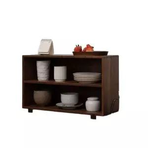 주방원목컵진열선반 공방 커피잔 우드 카페 차 머그컵 2단 컵 인테리어 세트 선반 수납