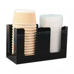 2칸라면용기디스펜서 셀프라면 15cm 한강라면 편의점 대용량 보관함 일회용 그릇 진열대