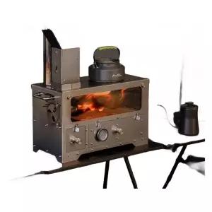 캠핑 휴대용 구성 이중연통 80파이 화목난로 절연 불멍 연통 스테인리스 단확관 75파이