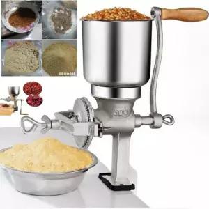 제분기 수동 곡물분쇄기 그라인더 미숫가루 핸드 식품등급 반투명 고춧가루 가루분쇄기 극세