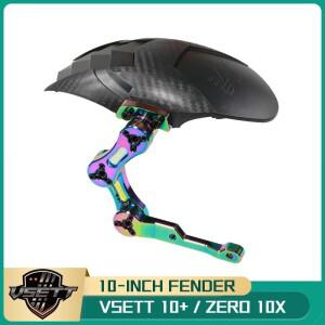 모델 B 범용 싱글 암 머드가드 10인치 전동 스쿠터 VSETT 10+ AUSOM DT2 PRO & KUGOO F3 MAX 조절 가능 펜