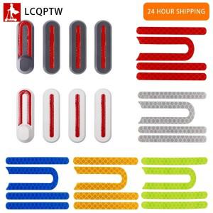 샤오미호환 Mijia M365 스쿠터 스케이트 보드 전동 전면 후면 휠 타이어 커버 허브 보호 쉘 케이스 스티커