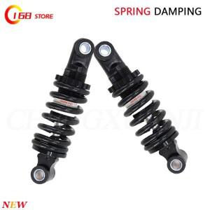 125 8mm 스쿠터 리어 쇼크 업소버 블랙 스프링  (산 소형 시티코코 전기