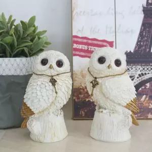부엉이 장식품 2P 세트 장식용부엉이