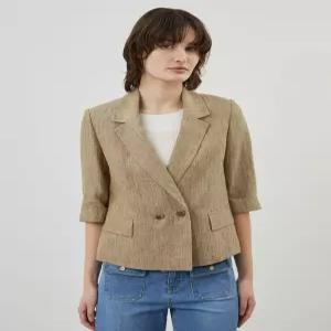 [올리비아로렌]스트라이프  자켓____VOCFU4M4211