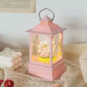 사각 랜턴 워터볼 오르골 카페장식소품 실내장식소품 꽃오르골