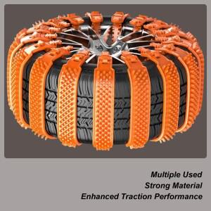 자동차 타이어용 스노우 체인 10개입 미끄럼 방지 조절식 휠 타이 벨트 자동차용 타이어 체인 얼음 겨울 하