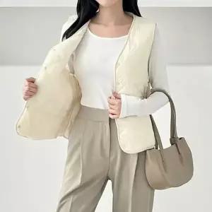 [하프클럽/]여자 퀼팅 베스트 클래식 패딩 경량 베스트