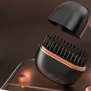 무선 고데기빗 충전식 브러쉬 매직기 핸디형 미니 헤어