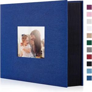 아트매그 사진 앨범 4x6 1000 대용량 린넨 북 가족 결혼 기념일을 위한 가로 및 세로 1000장 보유 (1000