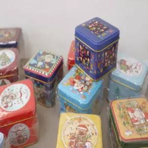 크리스마스 틴케이스 12P 틴박스 양철통