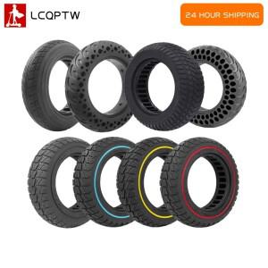 샤오미호환 M365 프로 1S 미3 튜브리스 타이어 전륜 후륜 전동 스쿠터 액세서리 부품용 10인치 10x2.0 고무