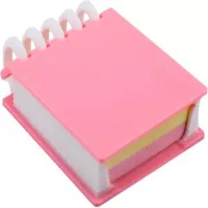 미니 스티커 메모 정리함 책 디자인 핑크 (평범함)