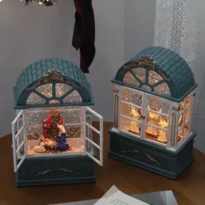 창문 워터볼 오르골 오르골워터볼 장식소품