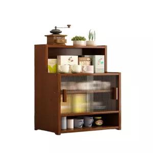 원목 컵 정리함 인테리어 나무 진열장