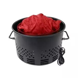 환상적인 LED 가짜불꽃 전기 불기둥 캠핑 화로 유령의집 31cm 직경 1.5m 원형 수동