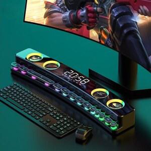 pc 홈씨어티 SH39 컴퓨터 오디오 홈 멀티미디어 스피커 전용 소형 데스크탑 e 스포츠 서브우퍼