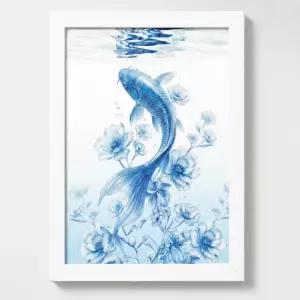 합격을부르는 잉어 액자 금전운 합격운 풍수 인테리어