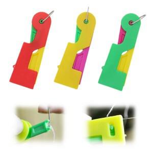 자동 바늘 꿰는 도구  DIY 손바느질 기계  실  자수  십자수 공예용