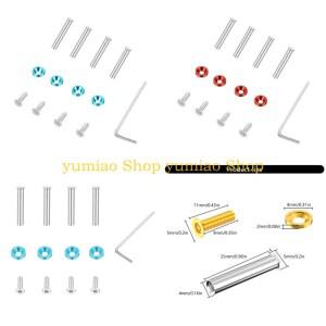 587B 4피스 수냉 라디에이터 피팅 전문 긴 숏 나사 팬 장착