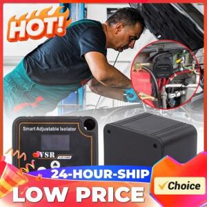12V 140A 조절 가능 듀얼 배터리 절연기 LCD 디스플레이 VSR 자동차 릴레이 전압 설정 디지털 감지 RV용