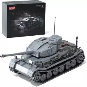 불라코스 킹 타이거 팬저 P 빌딩 블록 세트 군용 탱크 2차 세계대전 수집용 성인 및 군인 애호가를 위한