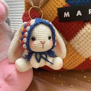 예쁜 토끼 크로셰 키트 귀여운 amigurumi 32 레드삭스 DIY 펜리 인형 장식품