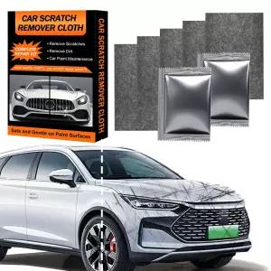 차량용 나노 스파클 천 자동차 스크래치 제거제 페이스트 페인트 물 얼룩(오렌지색)